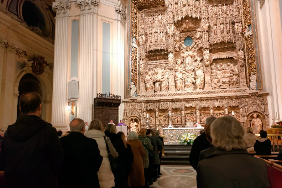 Celebración de Misa Jubilar en la Basílica Del Pilar